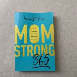 MomStrong 365 Heidi St John Daily Devotional Christian Motherhood Book Tyndale